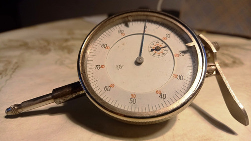 Reloj Comparador Centecimal Alemán En Muy Buen Estado 0