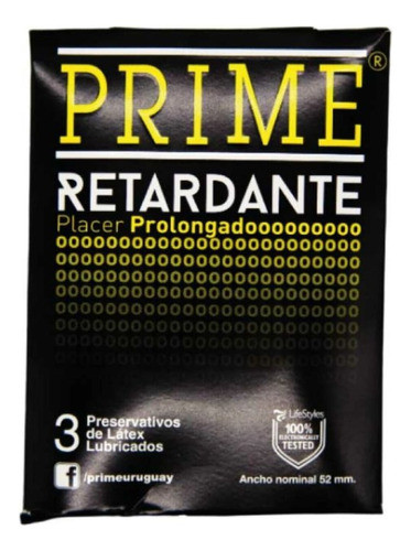 Prime Preservativo Retardante X3 - Farmacias París 0