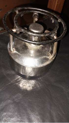 Antiguo Calentador De Alcohol De Aluminio Macizo Desarmable 0