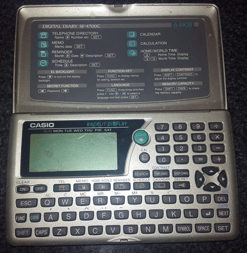 Agenda Casio - Sf 4700c - Leer! - No Enciende! - Envios!! 0