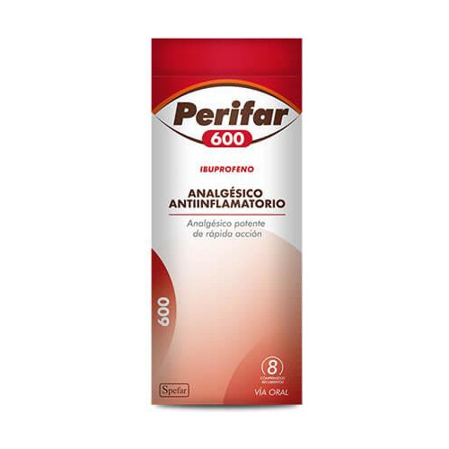 Perifar 600 Mg 8 Comprimidos 0