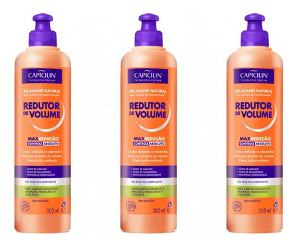 Kit C/03 Capicilin Redutor Volume Relax Natural Cond 300ml 0 Kit C/03 Capicilin Redutor Volume Relax Natural Cond 300ml 0