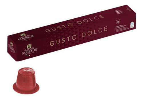 Cápsulas De Café Garibaldi Gusto Dolce 10 Cápsulas 0