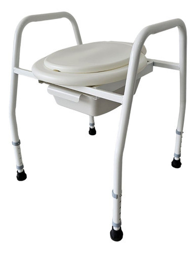 Silla Eleva Inodoro Portatil Altura Regulable Con Bacinilla 0