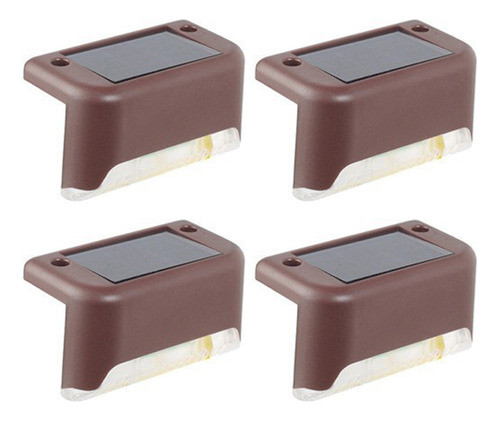 Lâmpada Externa Step Garden Pathway Yard Solar Casa Ideal Pa 0