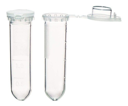 Microtubos Tubos Centrífuga Tipo Eppendorf 2 Ml X 100 U 0