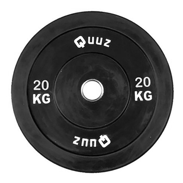 Disco De Goma Bumper Olimpico Crossfit 20 Kg Importado Acero 0