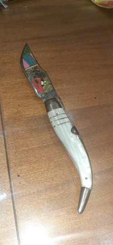 Navaja Española Antigua .cabo Madre Perla 0