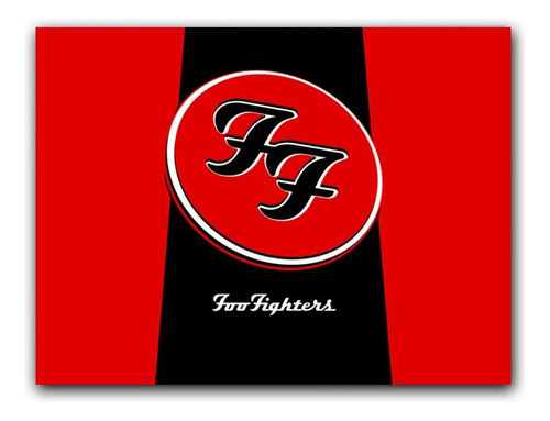 Placa  Mdf  20 Cm X 30 Cm - Foo Fighters (bd12) 0