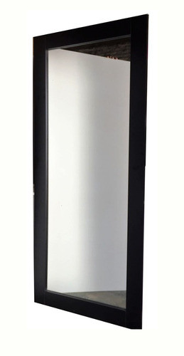 Espejo 180 X 80 Cm - Marco Negro Melamina - Fabricante Lanus 0