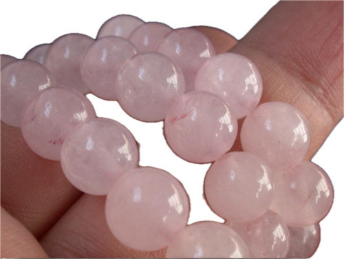 Herm Collar Luli En Piedra Cuarzo Rosa Rosado Super Precio 0