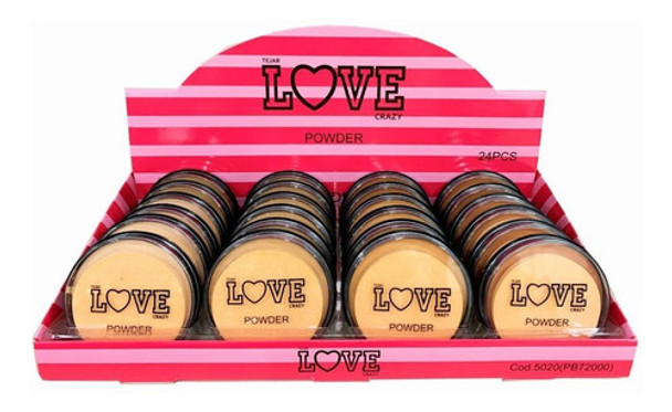 Maquillaje Polvo Compacto Love Crazy (caja X 24 Unidades) 0