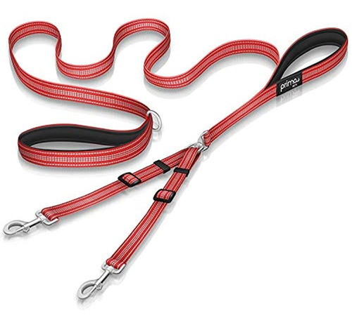 Correa Premium Premium Doble Para Perros Reflectantes - Acop 0