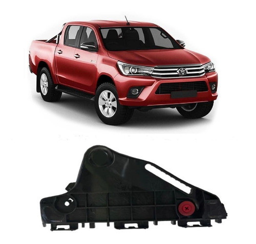 Soporte Paragolpe Delantero Hilux 2016 2017 2018 4x2 Izquier 0