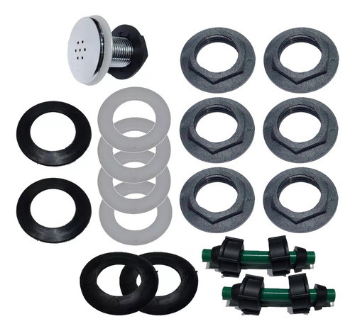 Repuestos Kit De Instalacion Para Bidet Peirano De Plastico 0