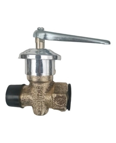 Llave De Gas 3/4 Mh Capuchon Cromo 0