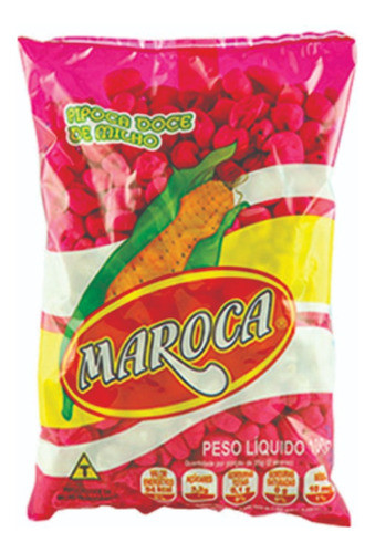 Kit Pipoca Doce Milho Mini Maroca C50 Pacote 20g Cada 1 Kilo 0