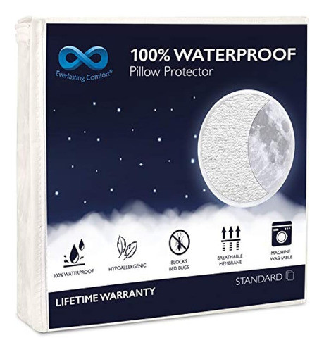 Everlasting Comfort Protector De Almohada De 2 Unidades Impe 0
