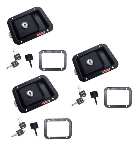 Juego Tres Cerradura Motorhome, Bauleras, Mini Rodante 0