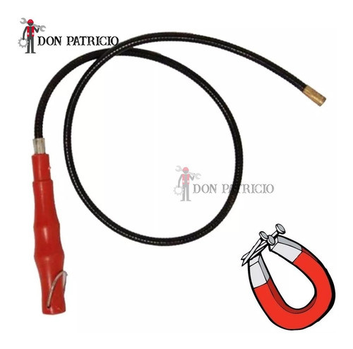 Iman Largo Fino Flexible Mecanico Eurotech 80 Cm Profesional 0