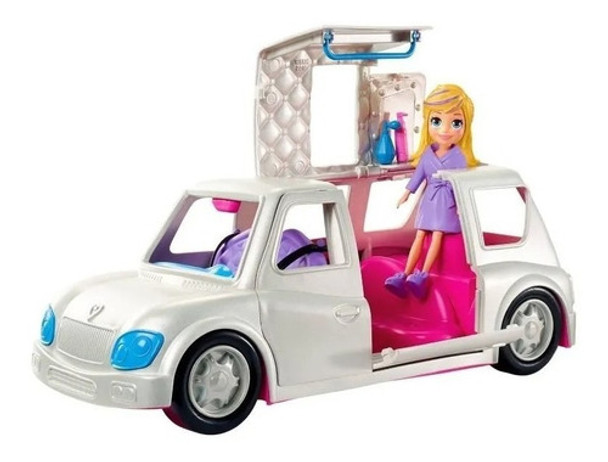 Polly Pocket Limusina Transformable Vestidor Con Accesorios 0