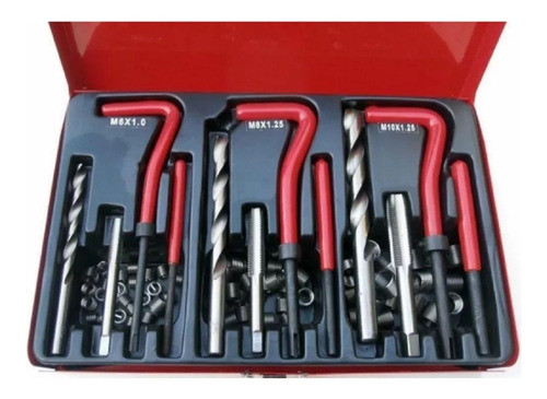 Kit Reparador Roscas Insertos Machos Mechas 88 Pz Ruhlmann 0