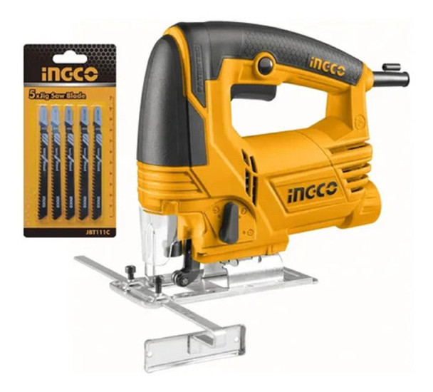 Sierra Caladora De Mano Ingco Js6508 650w + Sierras - Tyt 0