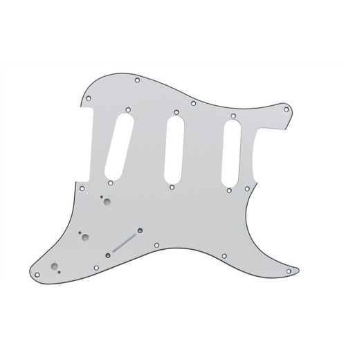Escudo Para Guitarra Dolphin Strato 3s Branco 3 Camadas 0