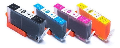 Kit 4 Cartucho Compativel 670xl 670 3525 4615 4625 5525 6525 0