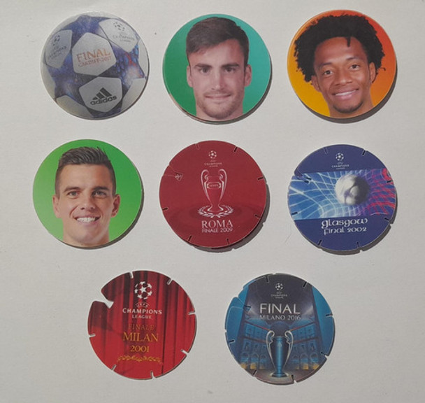 Tazos Lays Uefa Champions League Lote X 8 Unidades 0