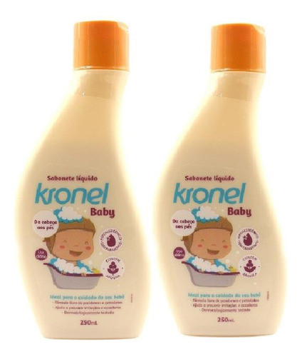 Kit Kronel Sabonete Líquido Baby Com 2un De 250ml Cada 0