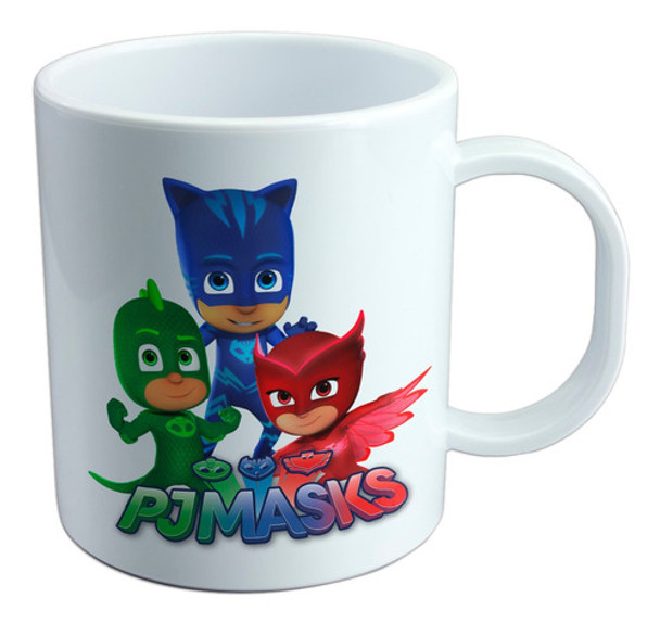 Taza De Plastico-heroes En Pijamas 0