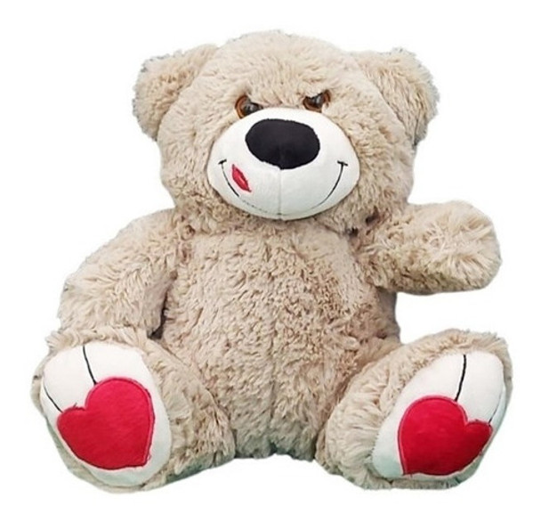 Urso De Pelúcia Beijinho Caqui P W.u 0