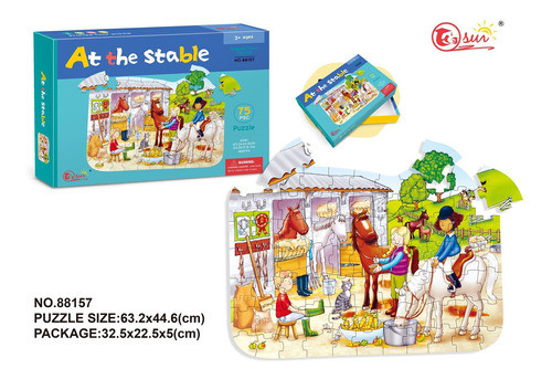 Puzzle 75 Pcs Establo 0