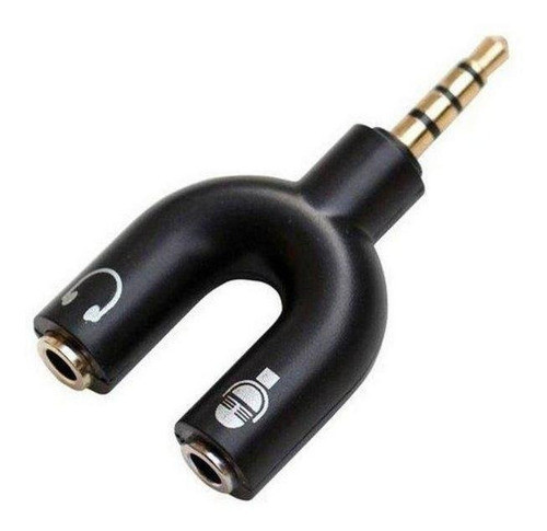 50x Adaptador Para Fone Headset Microfone Lapela P2 X P3 Som 0