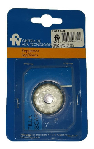 Repuesto Valvula Fv 0368 Piston 0367.7.0 0