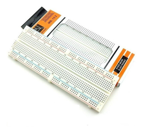 Protoboard Breadboard 830 Furos Serve Arduino Pic Prototipo 0