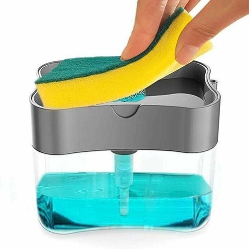 Porta Esponja Con Dispenser Automatico + Esponja De Regalo 0