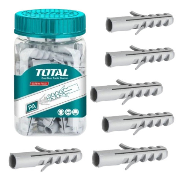 Kit 200 Tarugos Tacos Fisher 6 X 30mm Marca Total  - Sc - 0