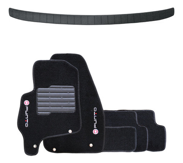 Protetor Parachoque Porta Malas 100x6cm Tapete Punto 2013-16 0 Protetor Parachoque Porta Malas 100x6cm Tapete Punto 2013-16 0