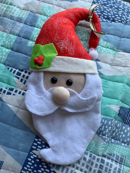 Adorno Navideño Cara Papa Noel 0