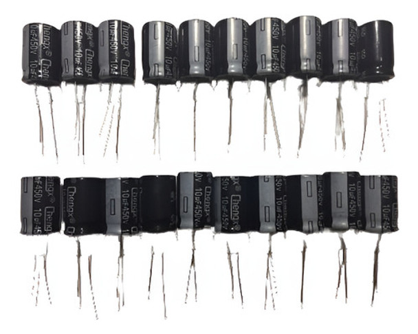 ¿20 Pc 10uf 450v 13 X 20 +-20% + 105? Condensadores Electrol 0