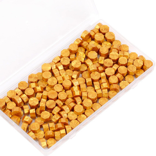 Perlas De Cera Blanco Octogonal, 200 Unidades Con Caja 0