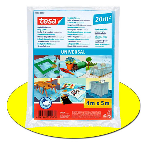 Cobertor Protector Tesa Easy Cover Universal Pintar Plastico 0