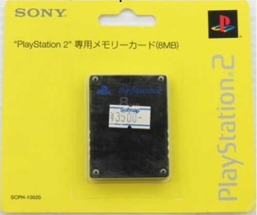 Sony Playstation 2 Ps2 Memory Card 8mb Original Lacrado Jp 0