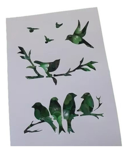 Stencil  Aves X 2 0