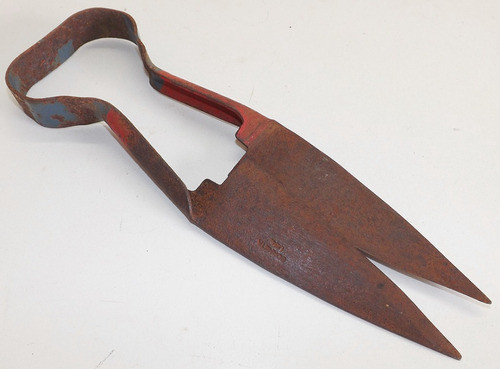 Antiga Tesoura De Tosquia Corneta - Marca 2 Lados /29 Cm -02 0