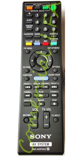 Controle Sony Rm-adp053 Repõe Rm-adp072 Rm-adp074 Rm-adp075 0