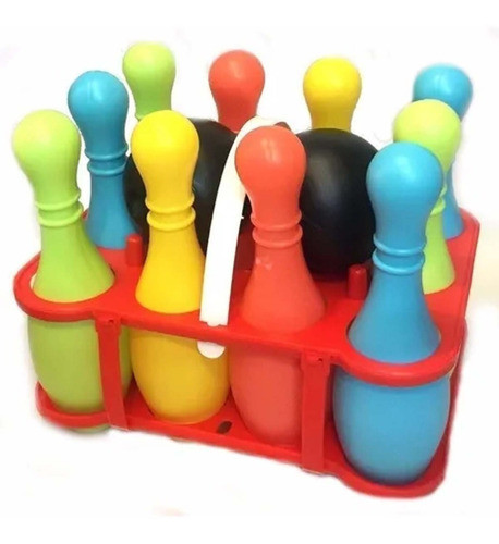 Juego De Bowling Bolos Infantil Con Dos Bochas Duravit 0