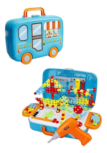 Juego Didáctico Con Taladro Y Estuche 0